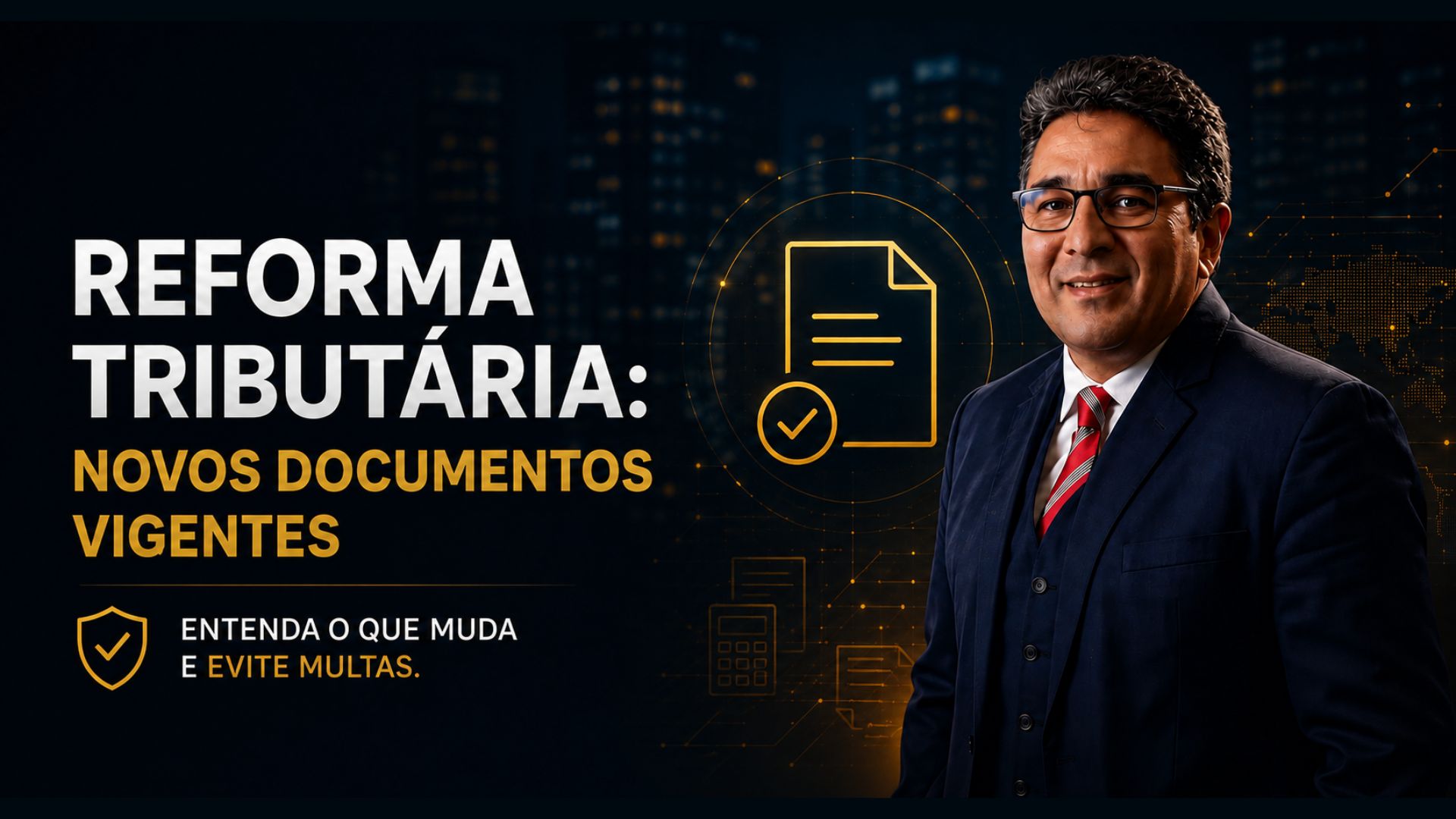 Capa do curso CURSO Reforma Tributária: Novos Documentos Vigentes com Prof. Fábio Lira